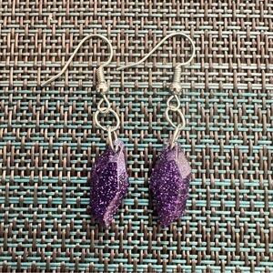 Resin Sparkle Earrings